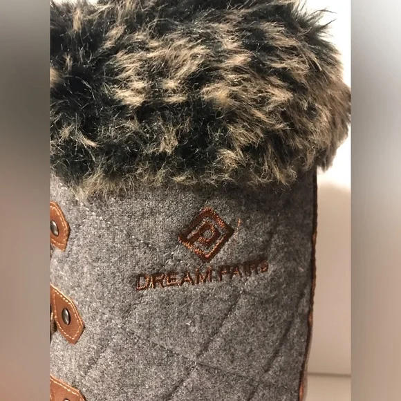 Dream Pairs winter snow insulated boots women size 11 - Picture 4 of 12